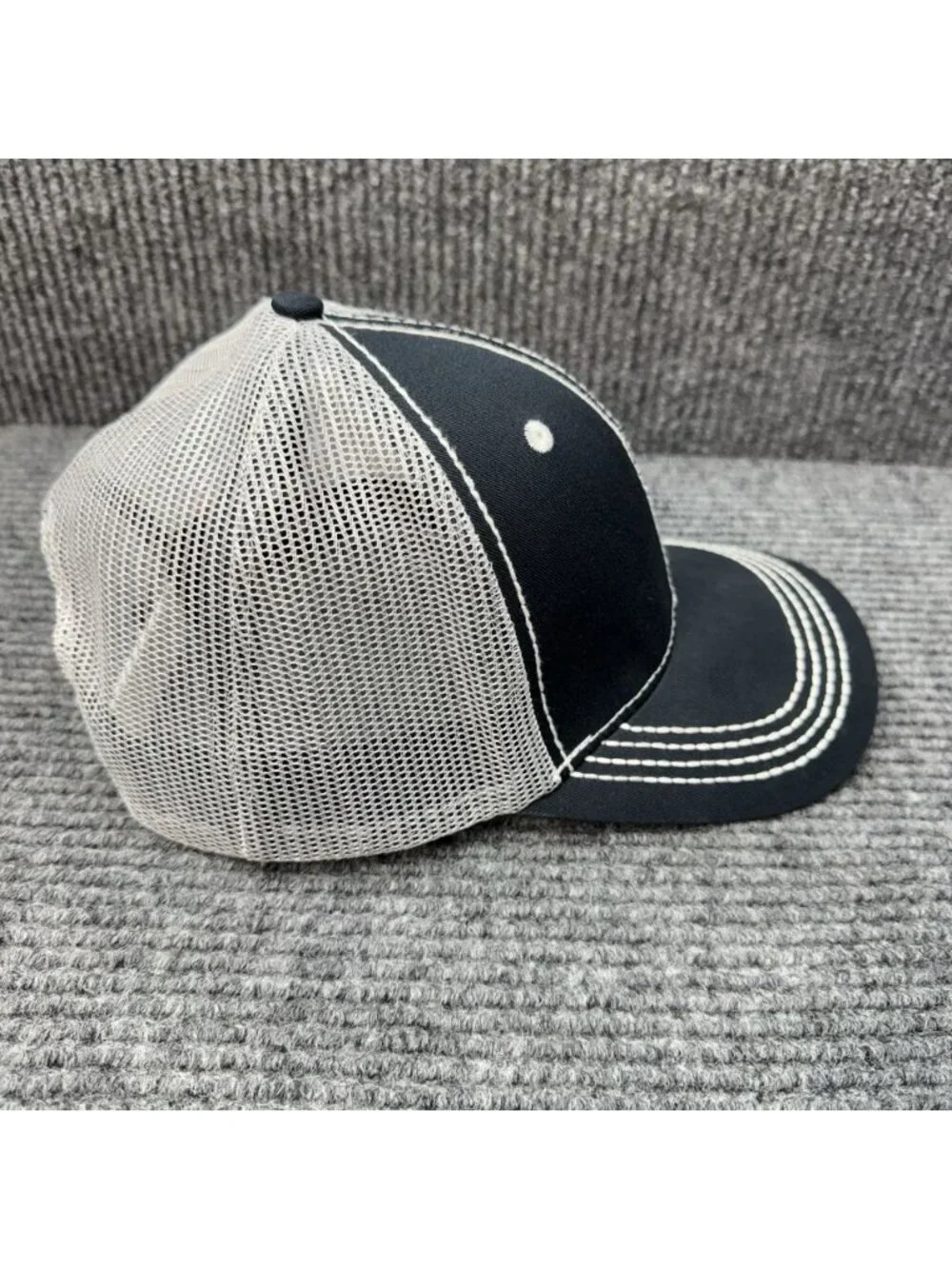 Ariat Trucker Hat Cap Cactus Thick Stitch Black Pink Mesh Back Cowgirl Western